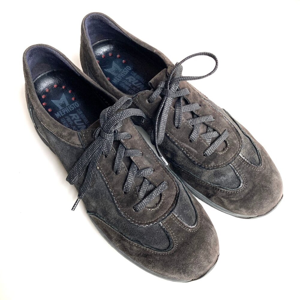 MEPHISTO Yael Drk Brown Suede Sneakers US 8.5 / EU 6.5